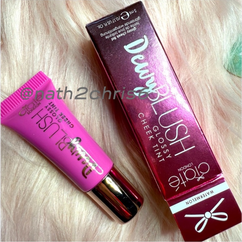 Ciate London Dewy Blush Glossy Cheek Tint In Watermelon 5ml New in Box